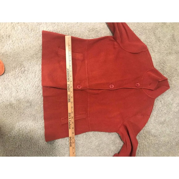 Talbots Women's Sweater, Button-up, Rustic Brown, Large - Picture 10 of 11